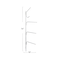 Hinge-It Clutterbuster 74" Steel Valet Family Towel Bar